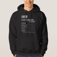 Owen Serving Size Nutrition Label Calories