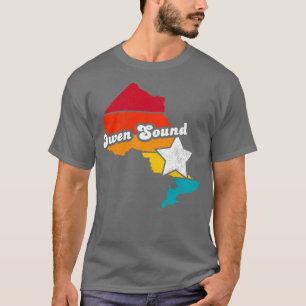 Owen Sound Ontario Canada Vintage Distressed Souve T-Shirt