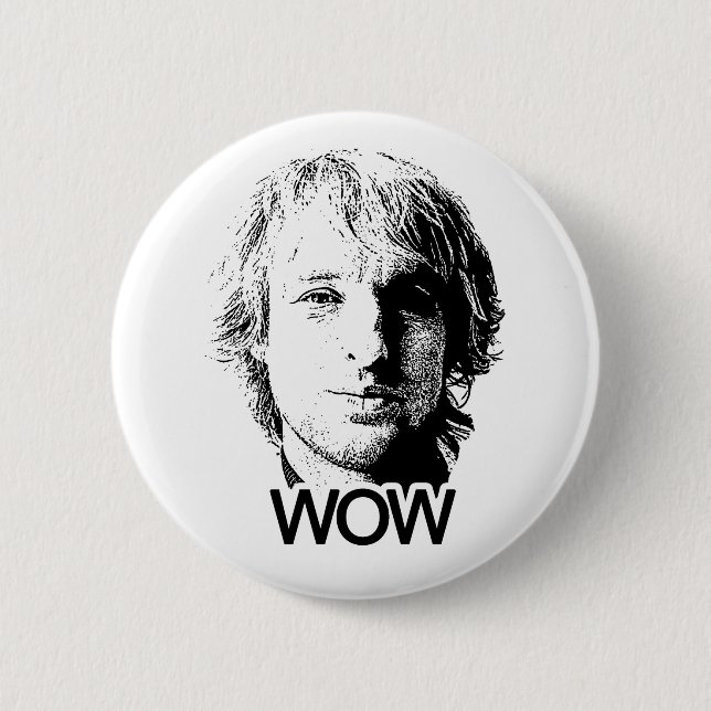 Owen Wilson - Wow 6 Cm Round Badge (Front)