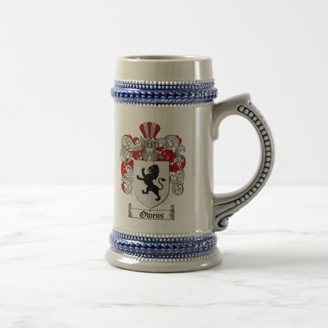 Owens Coat of Arms Stein (Right)