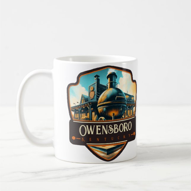 Owensboro, Kentucky  | Vintage Coffee Mug (Left)