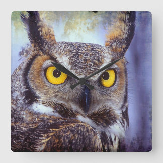 Owl 1 Wall Clocks & Numeral Options