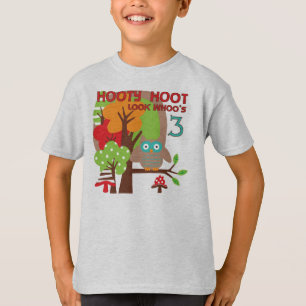 Owl 3rd Birthday T-shirts and Gifts
