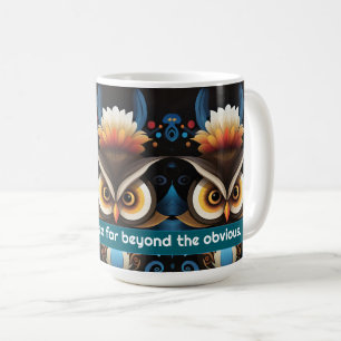 Owl 6 Watchful eyes see far beyond the obvious Coffee Mug