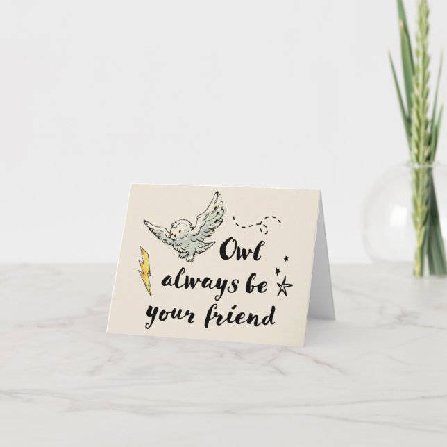 Owl Always Be Your Friend Note Card (Front)