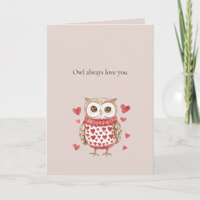 Owl Always Love You Card (Front)