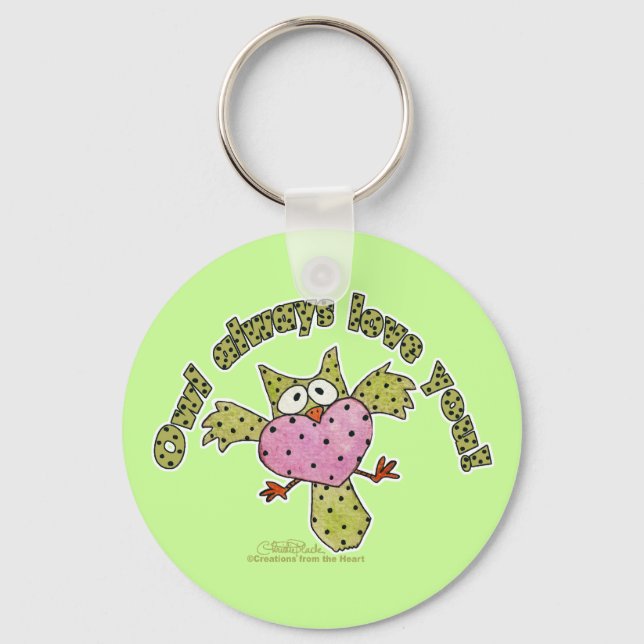 Owl Always Love You! Key Ring (Front)