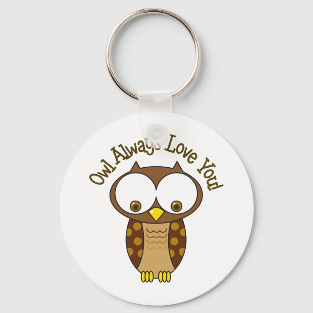 Owl Always Love You Key Ring (Front)