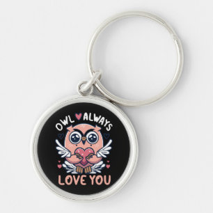 Owl Always Love You - Valentine s Day Key Ring