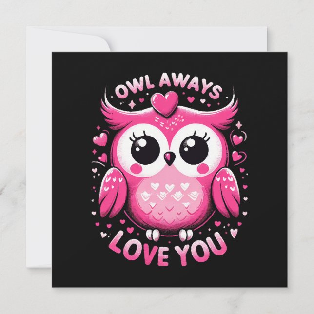 Owl Always Love You - Valentines Day Invitation (Front)