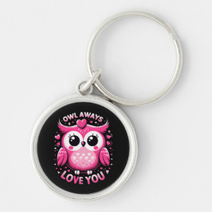 Owl Always Love You - Valentines Day Key Ring