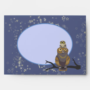 Owl and Baby Greeting Card Envelope