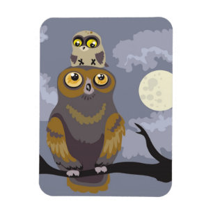 Owl and Baby~magnet Magnet