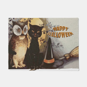 Owl and Cat Doormat
