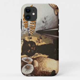 Owl and Cat Halloween Case-Mate iPhone Case