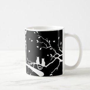 Owl and Cats Coffee Mug