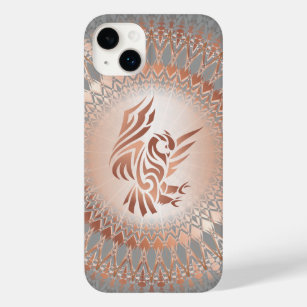 Owl And Mandala Rose Gold Case-Mate iPhone 14 Plus Case