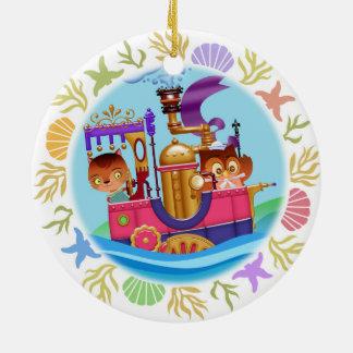 Owl and the Pussycat Ceramic Tree Decoration