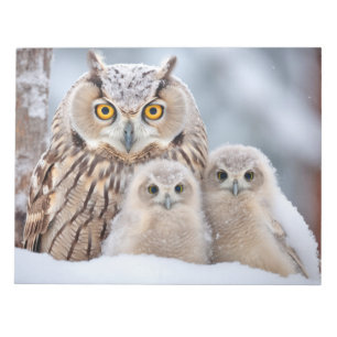 Owl Animal Bird Beauty Freedom Wilderness Love Notepad