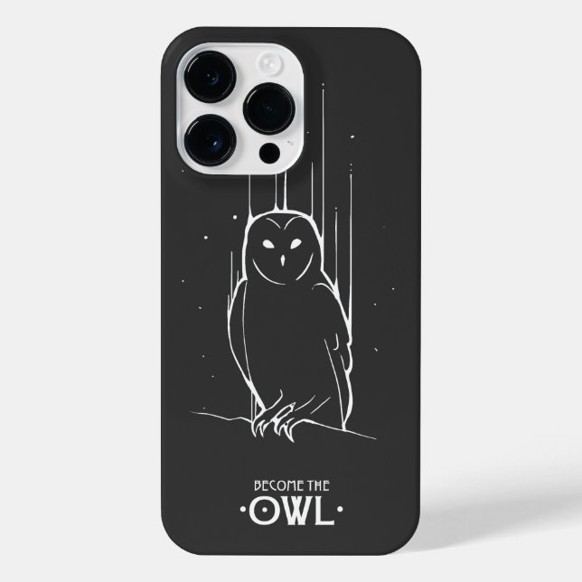 OWL ANIMAL LINE BECOME THE OWL iPhone CASE (Back)