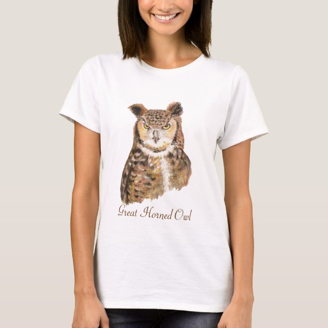 Owl Animal Totem T-Shirt (Front)