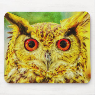 Owl Art Mouse Pad