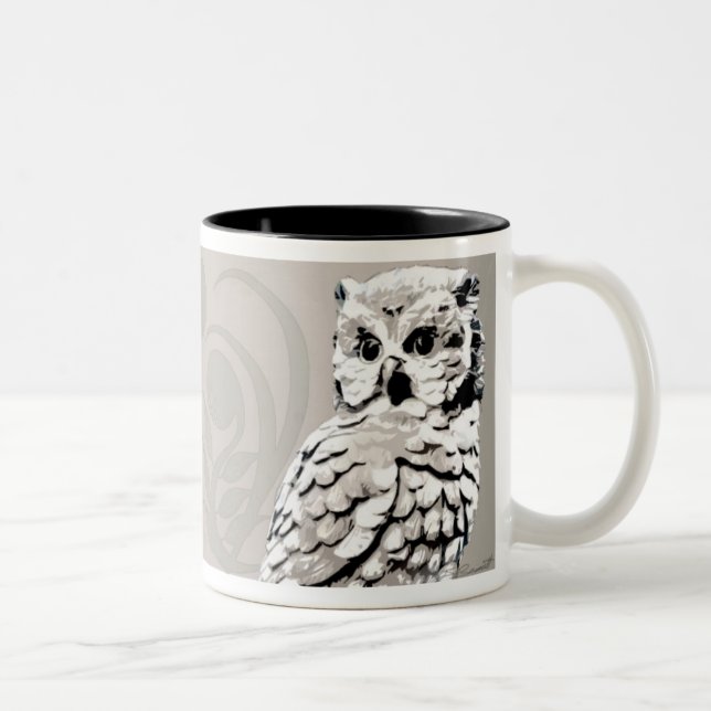Owl Art Mugs (Right)