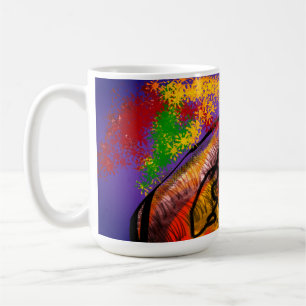 Owl autumn fly coffee mug