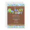 Owl Baby Shower Invitation Boy