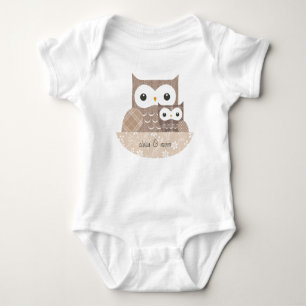 Owl Baby T-Shirt Baby Bodysuit