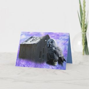 Owl Barn Shed Card