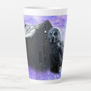 Owl Barn Shed Latte Mug