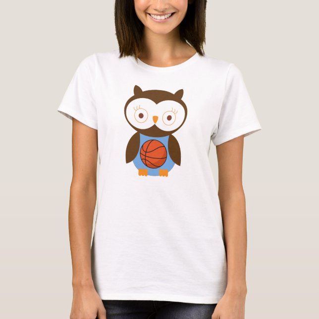Owl Basketball Team T-Shirt (Front)