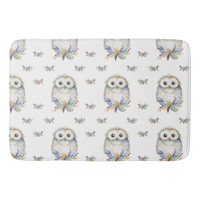 Owl Bath Mat (Front)