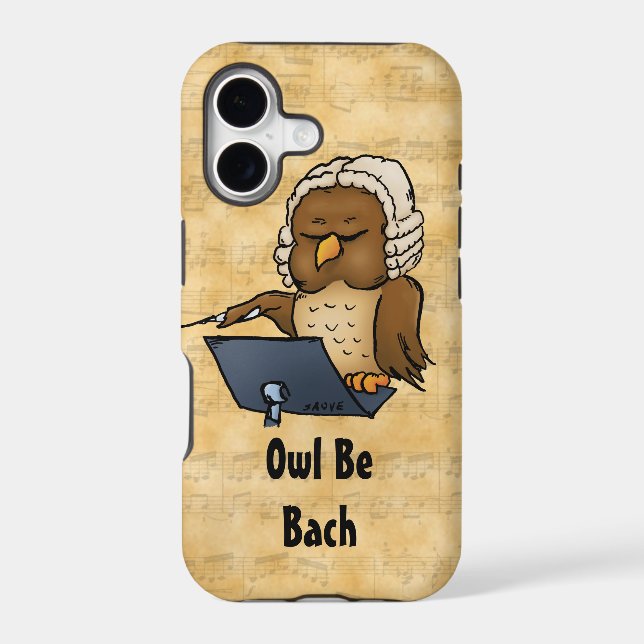 Owl Be Bach Funny iPhone 5 Case (Back)