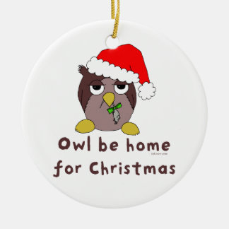 Owl Be Home Ceramic Tree Decoration