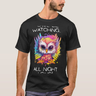 Owl Be Watching All Night Pajama Parties 2Boys Gir T-Shirt