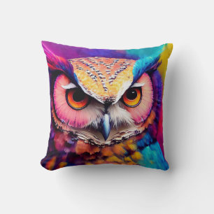 Owl Bird Animal Discovery Adventure Nature Planet Cushion