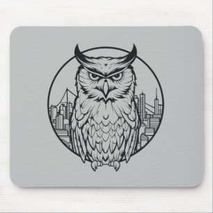 Owl Bird Animal Freedom World Wildlife Wonder Art Mouse Pad