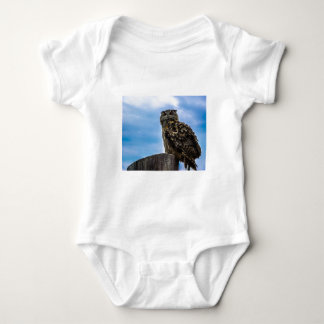 Owl Bird Feathers Animal Nature Destiny Peace Love Baby Bodysuit
