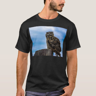 Owl Bird Feathers Animal Nature Destiny Peace Love T-Shirt