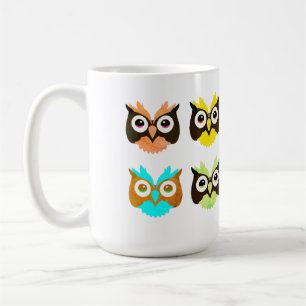 owl, bird, nature coffee mug
