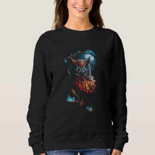 Owl Bird Nature Lover Wildlife Animal Gift Sweatshirt