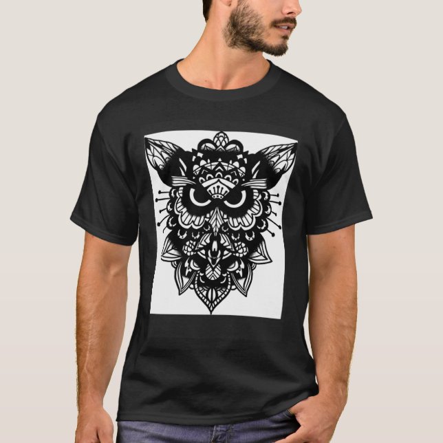 Owl Bird Wisdom Smart T-Shirt (Front)