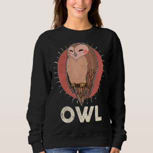 Owl Birds Ornithologist Biology Biologist Night Cu Sweatshirt