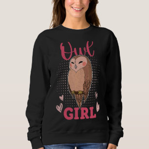 Owl Birds Ornithologist Biology Biologist Night Cu Sweatshirt