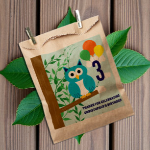 Owl Birthday Favour Bags
