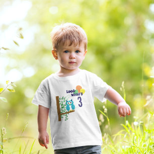 Owl Birthday Toddler T-Shirt