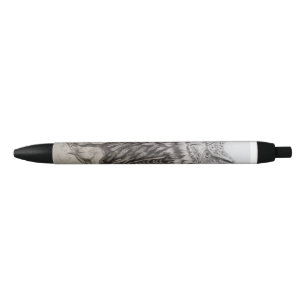 Owl Black Ink Pen