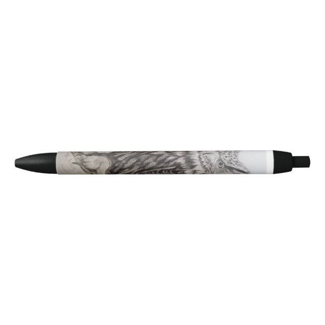 Owl Black Ink Pen (Front)